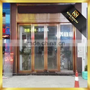 Custom Made Stainless Steel Frame Glass Door for Building Entry Gate thumbnail-1