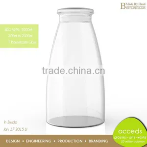 Superior Quality Borosilicate Beautiful Heat Resistant Milk Pot thumbnail-5