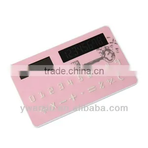 Supply Creative Fashion Card Calculator / Pocket Calculator --Pink Key thumbnail-1