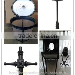 Spanish Style Street Cast Iron Antique Lighting Pole thumbnail-3