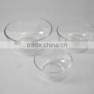 Ecofriendly Upmarket Transparent Glass Salad Soup Bowl thumbnail-1