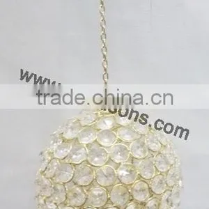 Wholesale Floor Crystal Candle Holder Stand With Hanging Crystal thumbnail-6