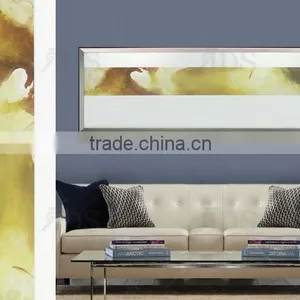 Wall Art Golden Abstract Oil Painting on Canvas for Home Decoration thumbnail-6