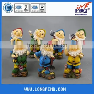 Custom Lovely Gnome Figurines ,Resin Garden Dwarf Statues thumbnail-1