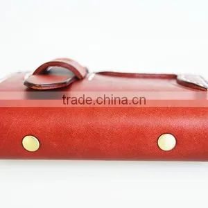 Top Genuine Leather Business Card Holder Business Genuine Leather Cover Bulk Clear PVC Card Holder thumbnail-4