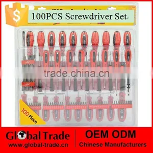 100PCS Screwdriver Set. Screwdriver Precision Slotted Tool Kit Set.T0075 thumbnail-1