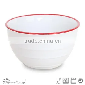 Factory Direct Wholesale Gloss Glaze Ceramics Cereal Bowl With Dot thumbnail-2