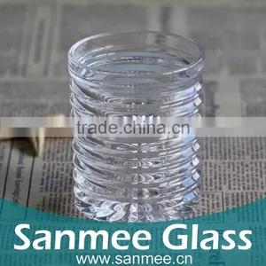 Crystal White New Arrival Thread Decorative Votive Glass Candle Holder thumbnail-1