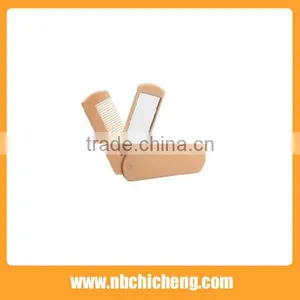 Folding Comb With Mirror Hotel Plastic Folding Comb thumbnail-1