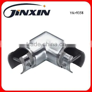 Stainless Steel Channel Pipe 90 Degree Ethernet Pipe Cross Connector thumbnail-1