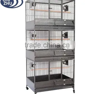 NEW Large Triple Stackers Wrought Iron Breeding Breeder Parrot Aviary Bird Cage thumbnail-1