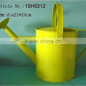 Yellow Decorative Metal Watering Can thumbnail-1