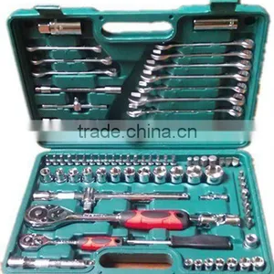 79pcs 1/2"&1/4" Dr SOCKET SET thumbnail-1
