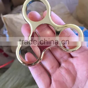 2017 Hot Sale Golden Shinning Color Hand Fidget Spinner thumbnail-3
