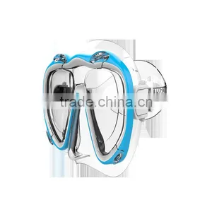 Hot Selling Customizable Tempered Glass Free Diving Mask thumbnail-1