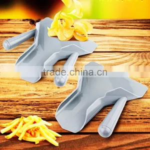 Plastic Chips Scoop Food French Fries Bagger Handle Fry Scoop thumbnail-5