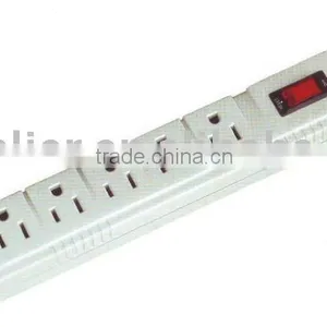 S9004 6 Outlet Power Strip With 6FT Power Cord thumbnail-1