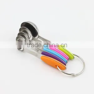 Colorful Handle Stainless Steel 5pcs Measuring Spoon Set thumbnail-5