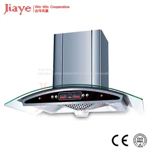 Jiaye Group 900mm Curved Range Hood , European Range Hood JY-HZ9002 Push Putton With Display Range Hood thumbnail-1