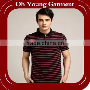 Hot Sale Stripped Shirts for Men Latest Shirt Designs for Men Men's Apparel Polo Shirts thumbnail-1
