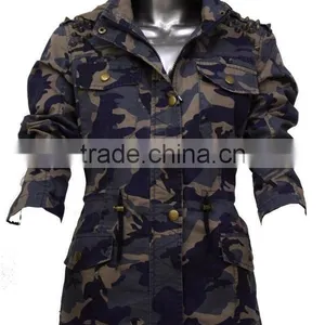 ALIKE Women Jacket Spring Jacket Camoflage Jacket thumbnail-1