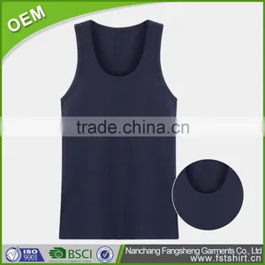 Hot New Products for 2016 100% Cotton Multicolor Men's Sport Vest, Tank Top, China Bulk Wholesale Clothing thumbnail-4