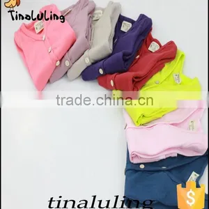 Wholesale Custom Sweater Plain Kids Cardigans With Pockets thumbnail-1