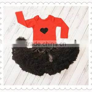 2015 Newest Christmas 100% Cotton Rose Flowers Pettiskirt Sets Kids TuTu Dress thumbnail-5