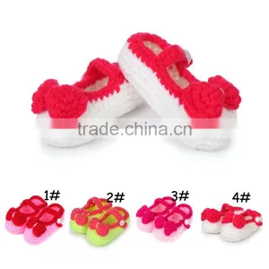 2015 New Fashion Crochet Knitted Girl Shoes thumbnail-6