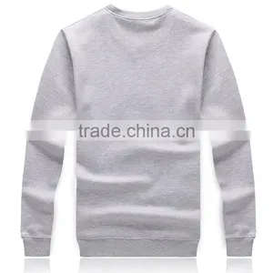 Fashion Round Neck Pullover Custom Wholesale Printing 2016 Thick Warm Fleece Multi-Color Sweatshirt Men thumbnail-2