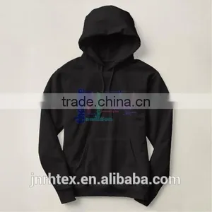 New Style Design Custom Print Solid Color Long Sleeve Hoodie Men thumbnail-4