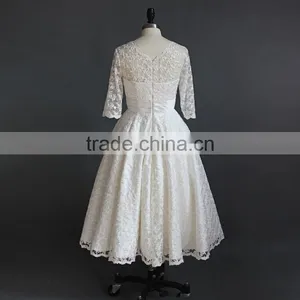 White A Line Wedding Dress 2017 thumbnail-3