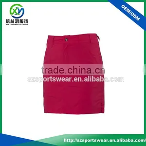 Personal Design Straight Skirt Women Slim Fit Sport Skirts in Red thumbnail-1