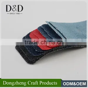 Chinese Supply Plain Sublimation Custom Embroidered Patches With Iron on Back thumbnail-3