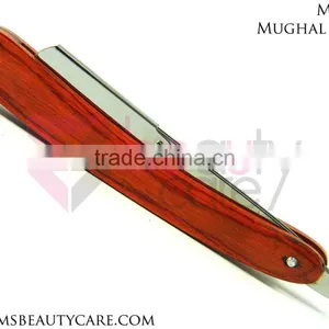 Barber Straight Razor With Wood Handle thumbnail-2