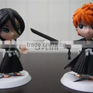 (HOT)Japanese Anime Bleach Action Figure PVC Dolls 7cm Set of 6pcs Action Figure Toys Wholesale Price thumbnail-6