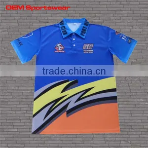 Kids Custom Made Wholesale Racing Pit Crew Shirts thumbnail-3