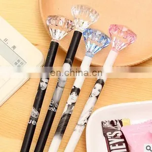 Diamond Rainbow Color Gel Pens Set Kawaii School Supplies Office Stationary Stars Cute Pens Stationery thumbnail-2