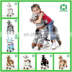 HI Walking Mechanical Horse, Ride on Mechanical Plush Unicorn Toys thumbnail-1