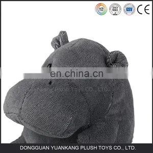 New Design Hot Sale Custom Animal Plush Hippopotamus Toy for Kids thumbnail-5