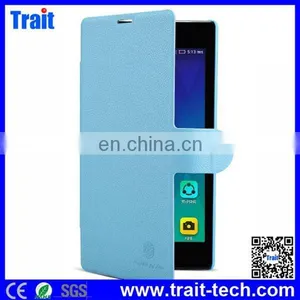 Original Nillkin Smart Wake Sleep Function Magnetic Flip PC PU Leather for Sony Xperia T3 Case thumbnail-1