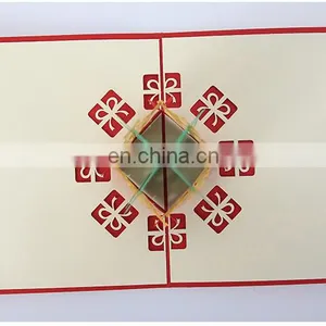 Christmas Pop up Cards Christmas Tree Merry Christmas Card for New Year Greeting Gift Card thumbnail-3