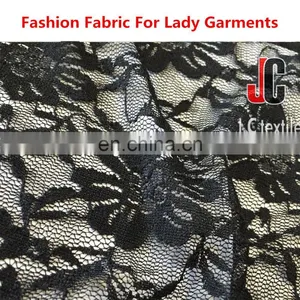 JC1723 Wholesale Nylon Spandex Fashion Design Nylon Lace Fabric for Wedding thumbnail-1