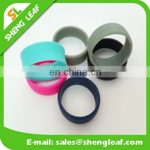 Promotion Gifts Silicone Finger Ringscustom Silk Priting/ Laser Carving Logo Wide 8.5mm thumbnail-3