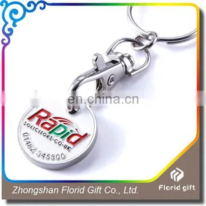 Bulk Cheap Debossed Branding Trolley Coin Key Holder thumbnail-2