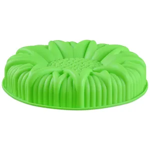 Free Sample Food Grade Heat Resistant Nontoxic Silicone Cake Mold Baking Mousse Pudding Mold Tool Fruit Pie Plate thumbnail-1