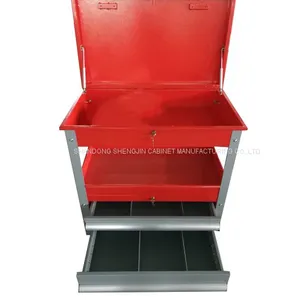 Multifunction Heavy Duty Two Drawers Tool Cart Tool Cabinet thumbnail-2
