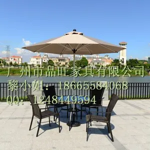 Wooden Cap 9 Fee Courtyard Outdoor Umbrella Crank Washable cover thumbnail-3