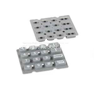 High Quality Foodgrade Custom 50 Shore A Various Conductive Silicone Keypad thumbnail-3