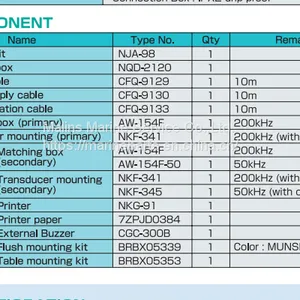 JRC JFE-380 NAVIGATIONAL ECHO SOUNDER thumbnail-3